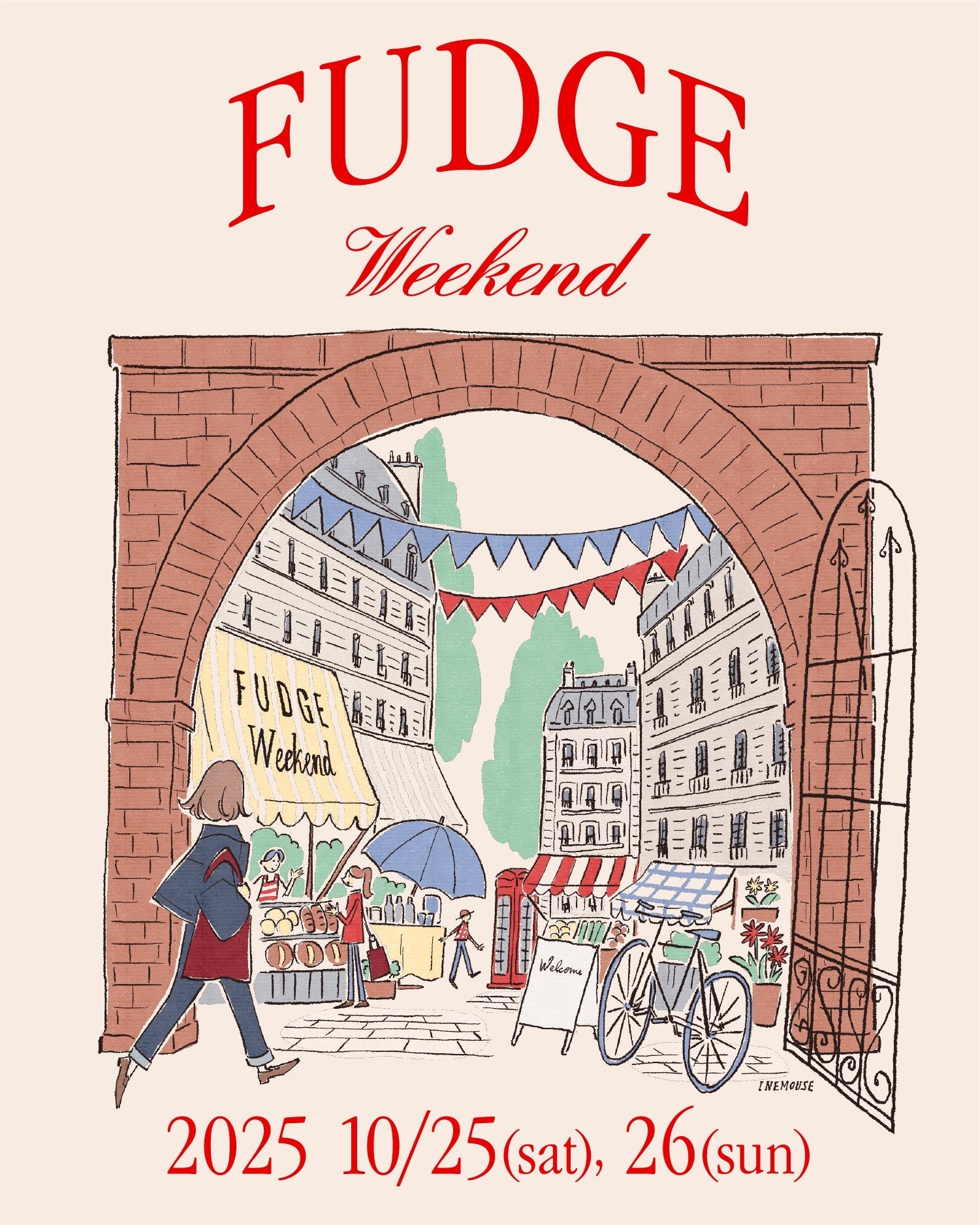 10/25-10/26 『FUDGE Weekend』に出店します!@東京・目黒