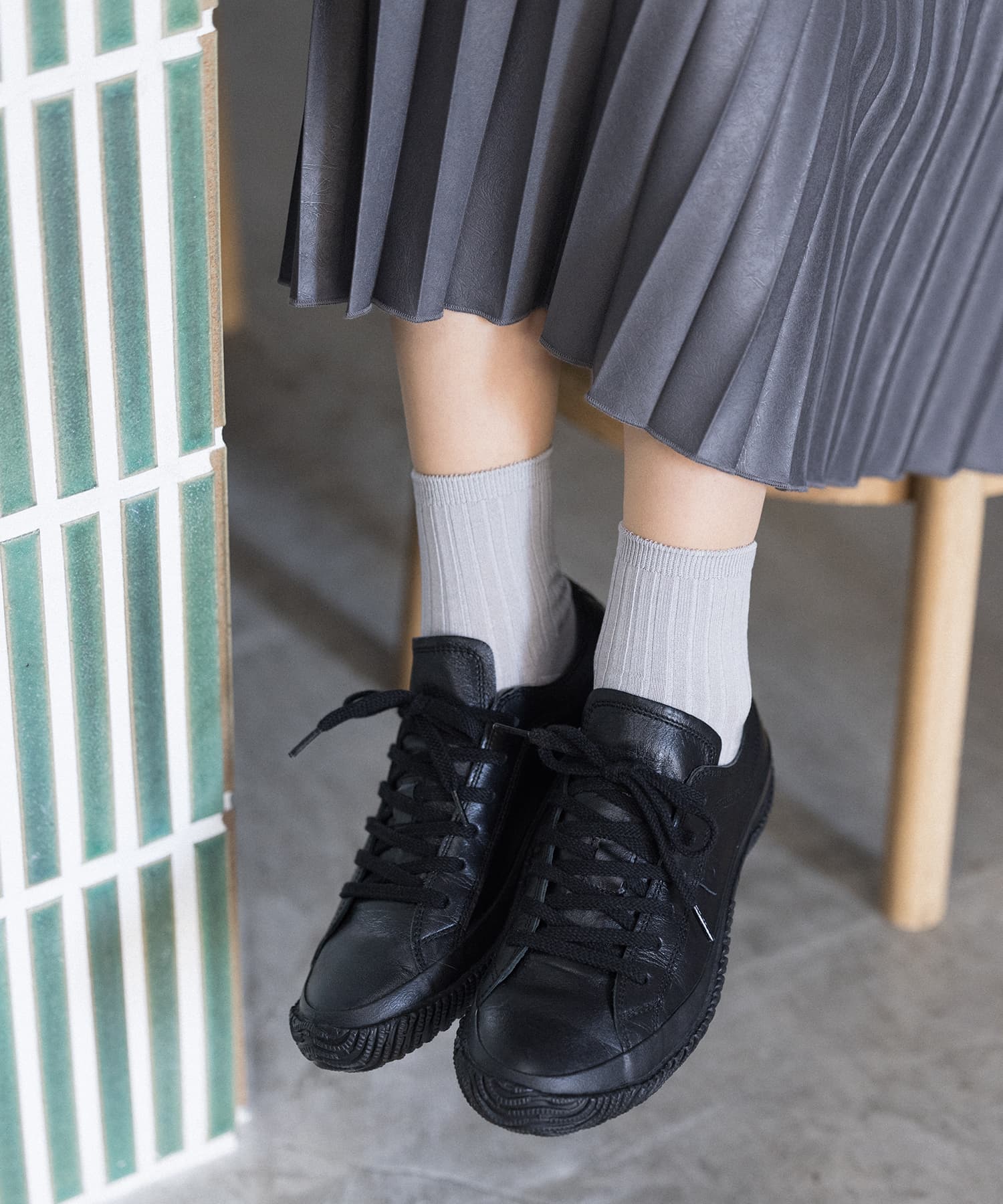 SPINGLE SP-110 Black/Black | Buy Japanese Sneakers | Handmade in