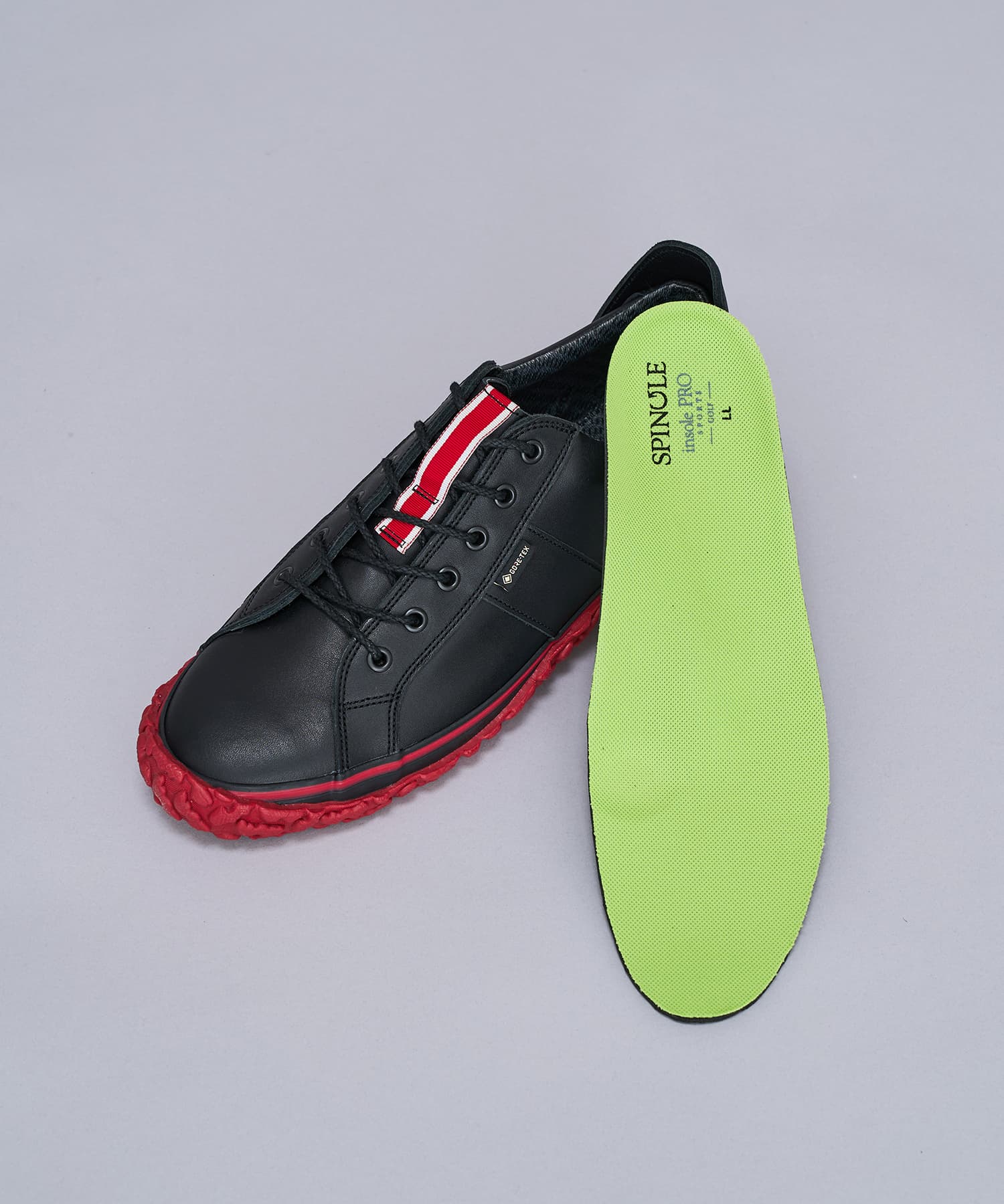 SPINGLE SP-1651 Black/Red | Buy Japanese Sneakers | Handmade in