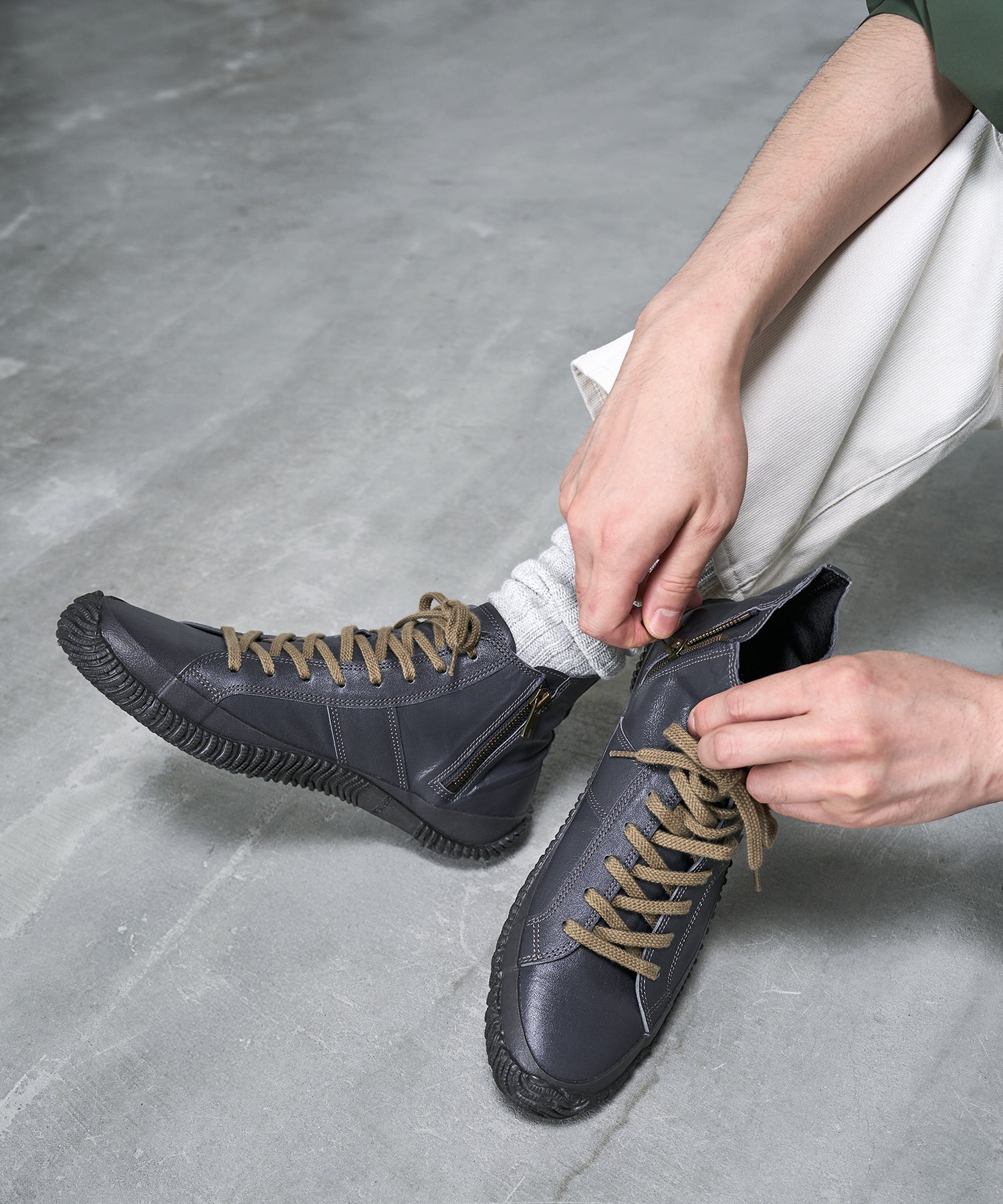 スプリンガー SPINGLE SP-443 Charcoal Gray | Buy Japanese Sneakers | Handmade in